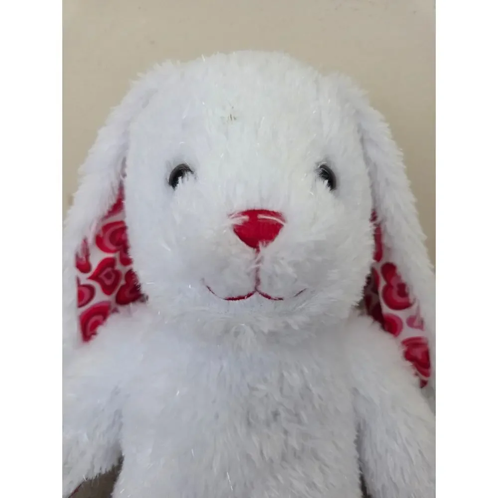 Build-A-Bear White Bunny Taylor Swift Music Heartbeat‎ Plush White and Red